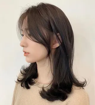 セミロング カラー 鈴木 一貴のヘアスタイル