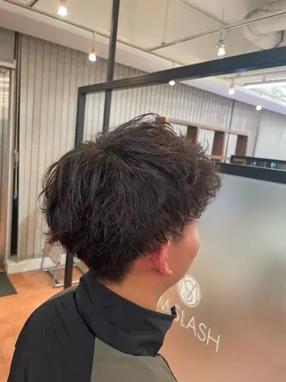 ショート パーマ メンズ 三澤 廉のヘアスタイル