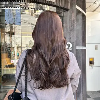 ロング カラー 山崎 絵莉香のヘアスタイル