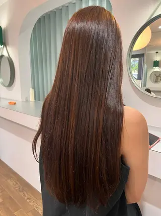 ロング カラー 武村美咲/ 暖色/艶カラーのヘアスタイル