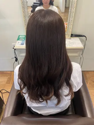 ロング 柴原 佑果のヘアスタイル