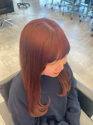 カラー 暖色/透明感カラー /nanami🌼のヘアスタイル