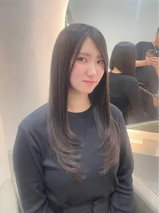 セミロング 髪質改善/レイヤー 本田拓也のヘアスタイル