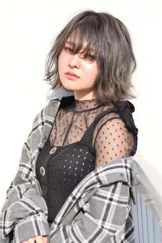 セミロング 福元 保雄のヘアスタイル