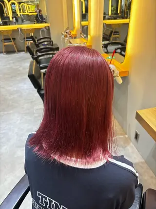 ミディアム カラー ハイトーン/アレンジ 🎀アオイ🎀のヘアスタイル