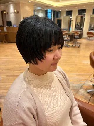 ショート 田内 満里奈のヘアスタイル