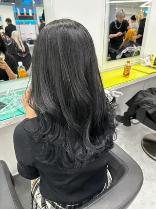 ロング カラー 韓国暗髪🩶レイヤー 🩶hayatoのヘアスタイル