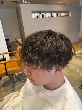 ショート パーマ 夏海 大宮美容室のヘアスタイル