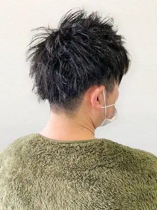 ショート パーマ mods メンズ特化のヘアスタイル