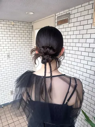 ヘアアレンジ 垢抜けヘアメイク🫧 JURI🪽のヘアスタイル