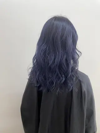 セミロング eL HAIR SALON なんば店所属・ブリーチカラー特化 /焼田貴明のヘアスタイル