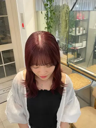 カラー とば みゆうのヘアスタイル