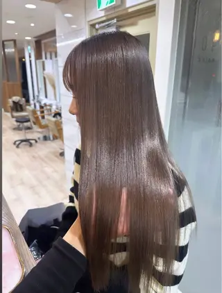 ロング カラー 遠藤 美夢のヘアスタイル