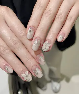 ネイル 山下 オレンジのネイルデザイン