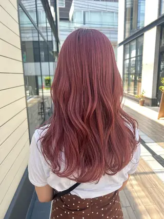 セミロング カラー ヘアアレンジ yuka .のヘアスタイル