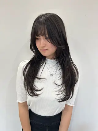 ロング ハピネス所属・川本 真鈴のヘアスタイル