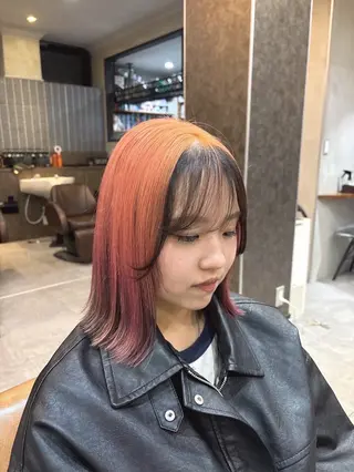 セミロング カラー SHIAN ⭐️KAHO⭐️のヘアスタイル