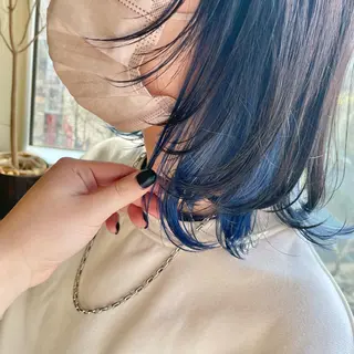 ミディアム カラー tablier所属・tablier 熊谷日菜子のヘアスタイル