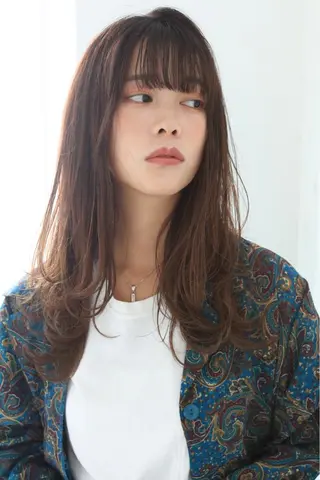 セミロング 🇺🇸ハイライト特 化美容師🇺🇸漆沢のヘアスタイル