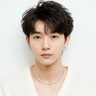 ショート パーマ メンズ Gain所属・リク/韓国風/レイヤ ー／ボブ／ショートのヘアスタイル
