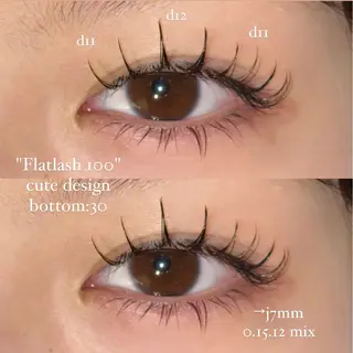 マツエク・マツパ NORA senaのマツエク・マツパデザイン