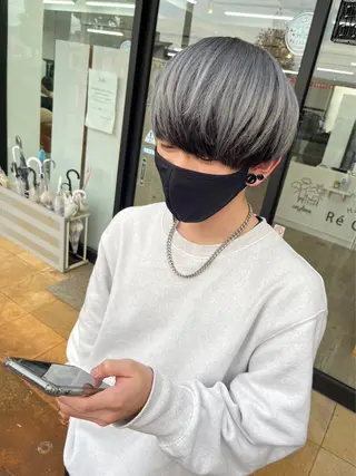カラー メンズ 斉木 彩のヘアスタイル