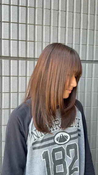 セミロング レイヤー/艶髪⭐️ 💖石川町sayaのヘアスタイル