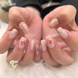 ネイル 野島 千夏のネイルデザイン