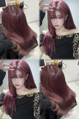 セミロング カラー 艶感×抜け感hair /ReLit 正源のヘアスタイル