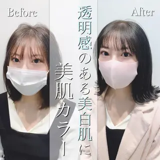 ミディアム カラー 【悩み解決!美髪へ】 店長 平間 響のヘアスタイル