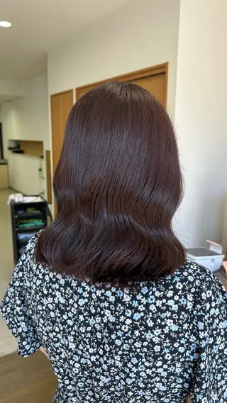 ミディアム ❄️艶カラー/レイヤ ー/ボブ/mao❄️のヘアスタイル