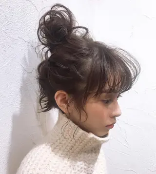 ロング ヘアアレンジ 藤井 貴美子のヘアスタイル