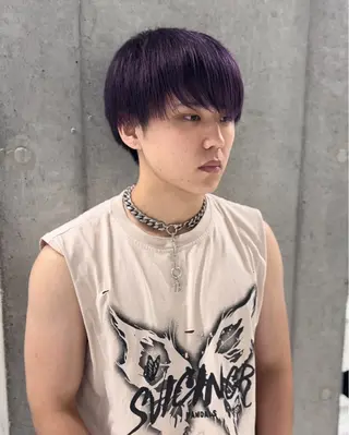 カラー shizuna/天神 /メンズ/ボブのヘアスタイル