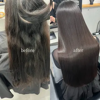 ロング 新宿美容室/縮毛矯正 髪質改善/有馬桃子のヘアスタイル