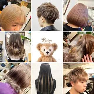 ロング カラー メンズ "PEPPU "所属・派手髪、ハイトーン ショートヘアShinのヘアスタイル