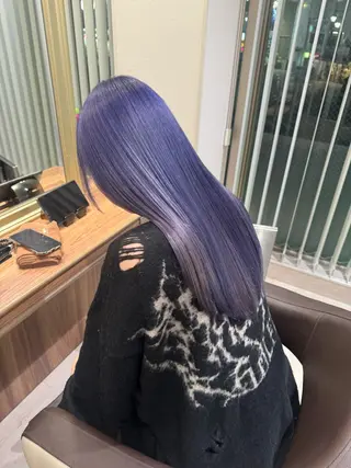 ロング カラー Re:st所属・Miyavi/カラー ショートボブのヘアスタイル