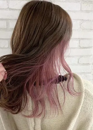 セミロング ダブルカラー /垣尾颯大のヘアスタイル