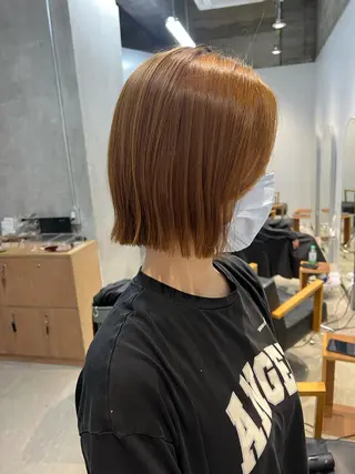 ショート カラー le'a所属・谷町/Le'a /竹原しおなのヘアスタイル