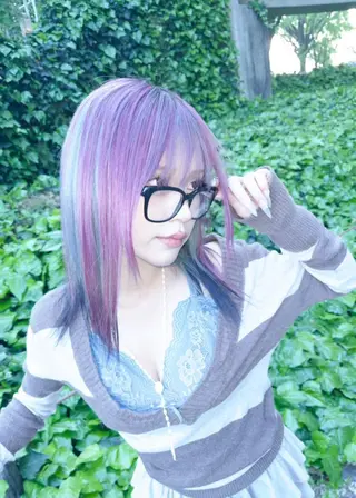 ミディアム カラー 名古屋/デザイン/ ブリーチ/松井亮磨のヘアスタイル