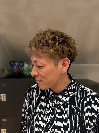 ショート パーマ Hina/カラー、 パーマモデル募集中のヘアスタイル