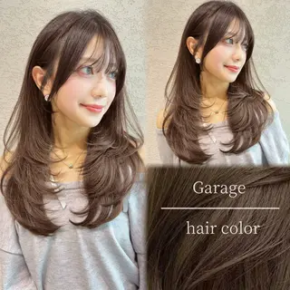 ロング カラー レイヤー✨縮毛矯正 川村利幸のヘアスタイル