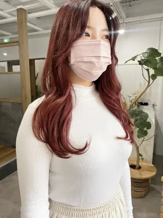 ロング カラー ヘアアレンジ ume所属・ひなの .のその他イメージ