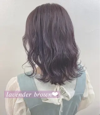 セミロング カラー ヘアアレンジ eyelist ayaka🍨のマツエク・マツパデザイン