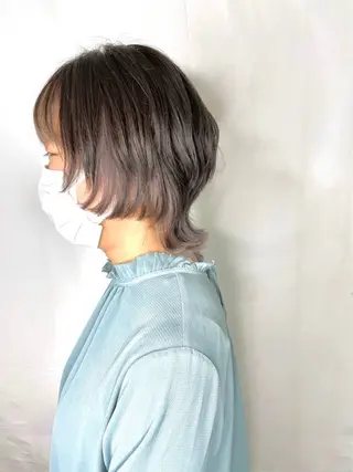 ショート カラー ✨推し活カラー💜 MISAKIのヘアスタイル
