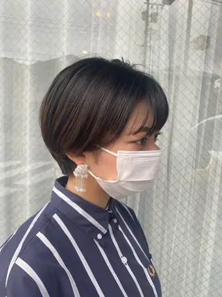 ミディアム 高浜 夕海のヘアスタイル