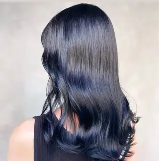 ロング カラー ヘアアレンジ 赤み消しブラウン プロ🐿けんご🐿のヘアスタイル