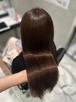 セミロング カラー トレンド甘めガーリー Mizuki☁️🫧のヘアスタイル