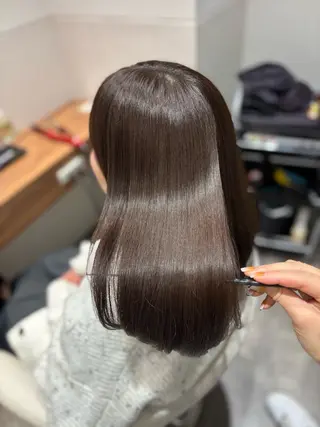 セミロング 美髪ヘア 🤍erikaのヘアスタイル