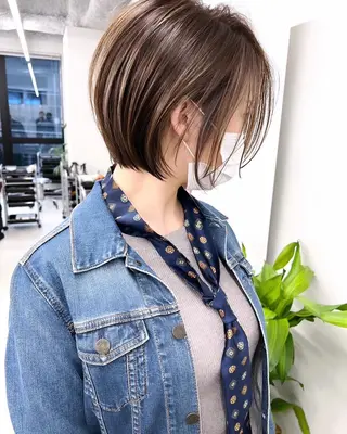 ショート カラー ハイライトNo.1☆ ゆうのヘアスタイル