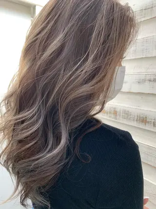 セミロング カラー ヘアアレンジ 指名支持率NO.1 スタイリストのヘアスタイル